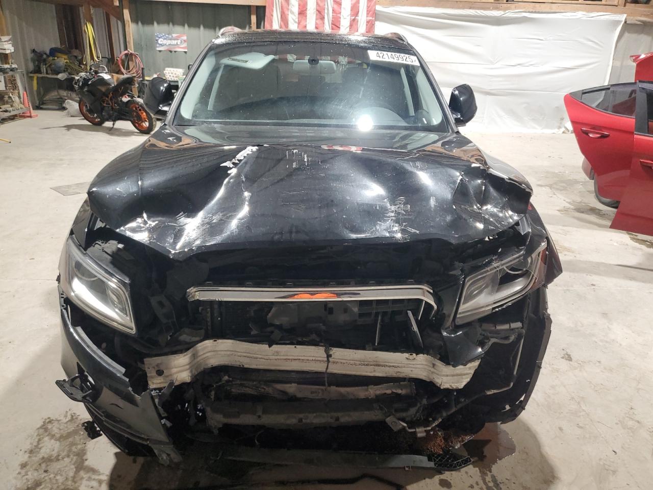 2015 Audi Q5 VIN WA1DGAFP9FA006366 Copart auction photo, front end damage thumbnail 5