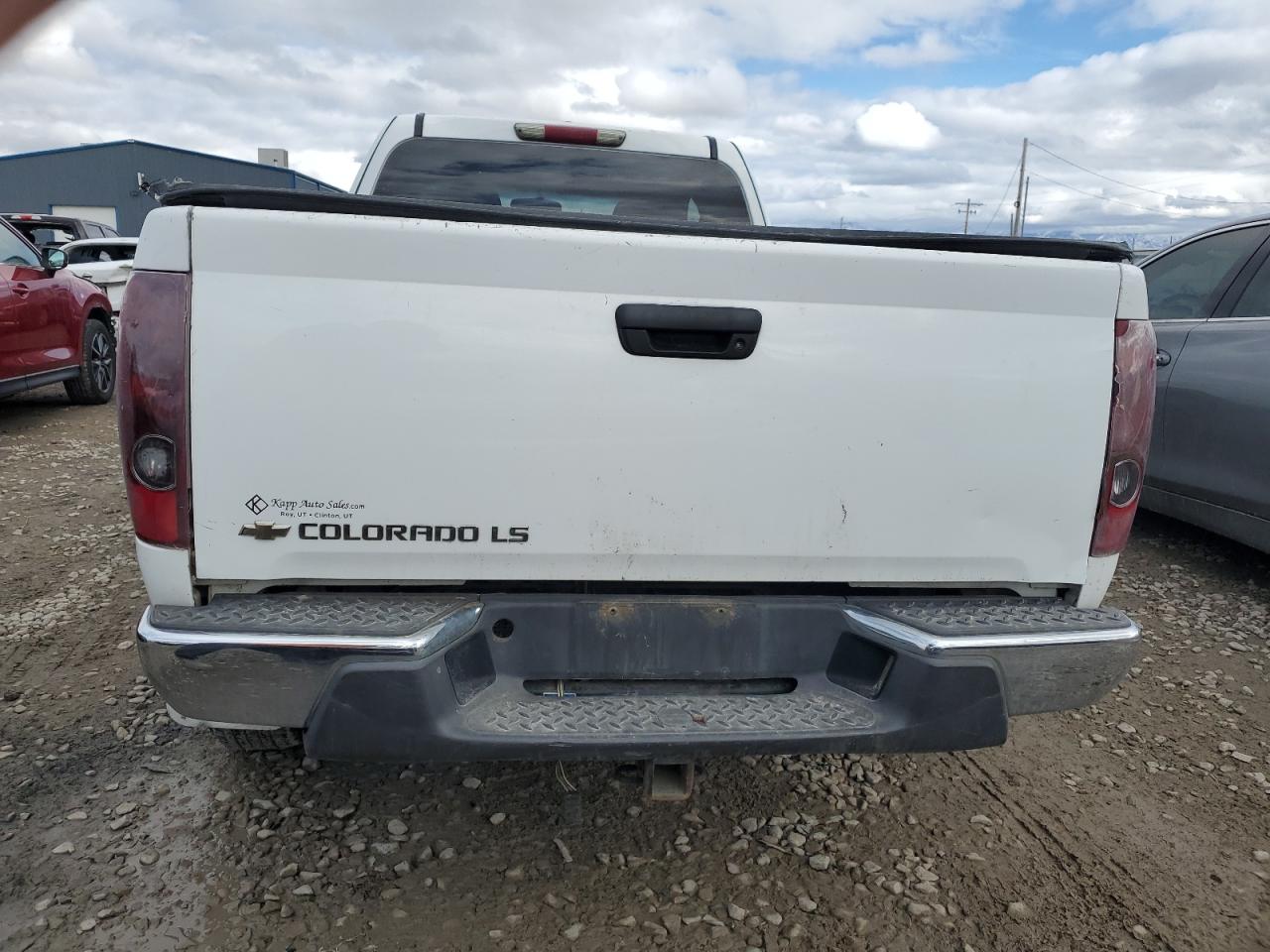 2004 Chevrolet Colorado VIN 1GCDT196348191636 Copart auction photo, side damage thumbnail 6
