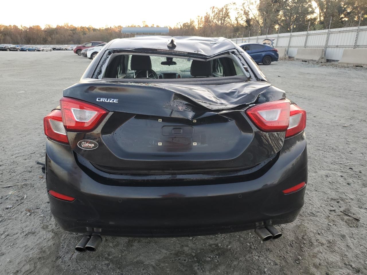 2019 Chevrolet Cruze VIN 1G1BE5SM9K7132345 Copart auction photo, top/roof damage thumbnail 6