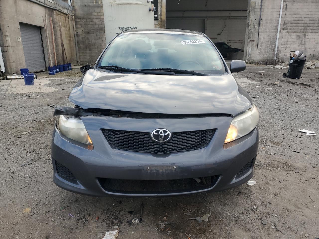 2010 Toyota Corolla VIN 2T1BU4EE4AC238160 Copart auction photo, front end / side damage thumbnail 5