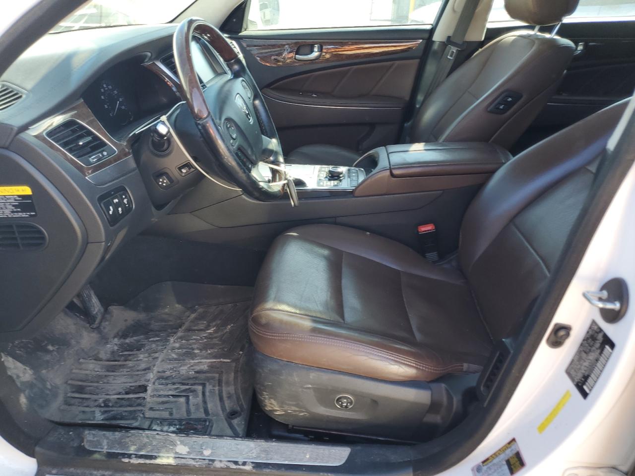 2014 Hyundai Equus VIN KMHGH4JH1EU090936 Copart auction photo, front end / rear end damage thumbnail 7