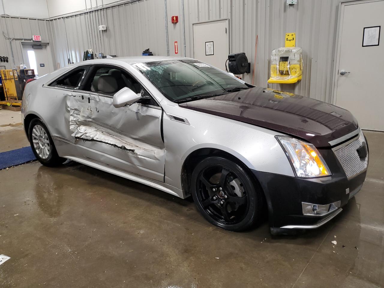 2014 Cadillac CTS VIN 1G6DH1E31E0119916 Copart auction photo, side damage thumbnail 4