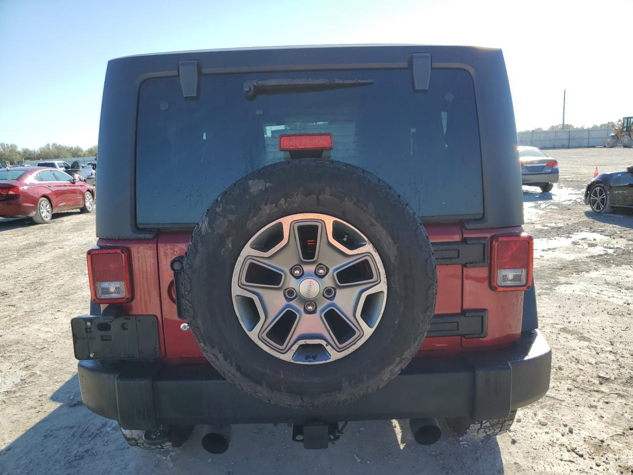 2013 Jeep Wrangler VIN 1C4AJWAG2DL554578 Copart auction photo, front end / side damage thumbnail 6