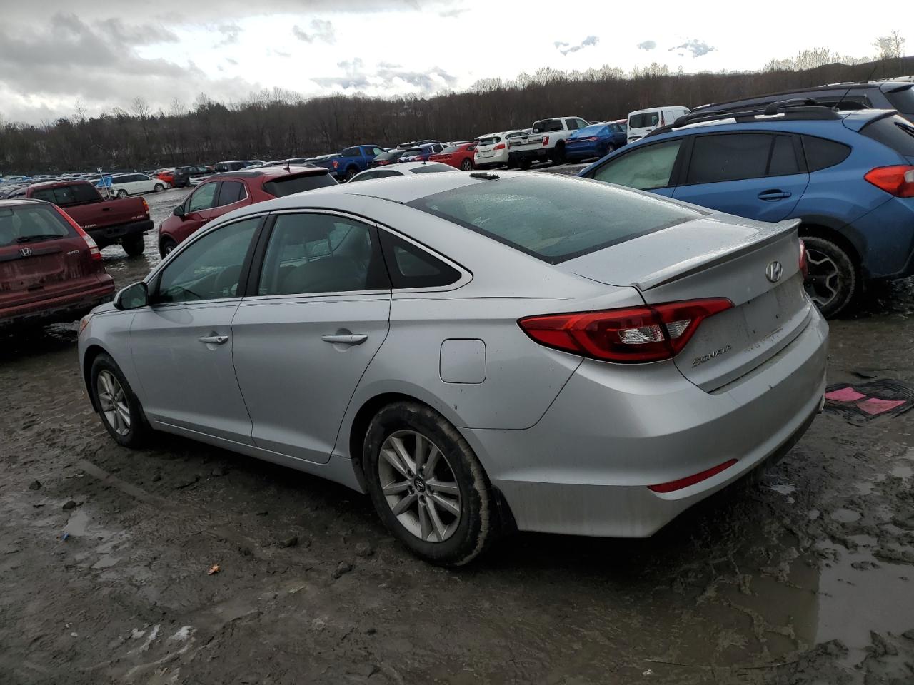 2016 Hyundai Sonata VIN 5NPE24AF9GH369964 Copart auction photo, all over damage thumbnail 2