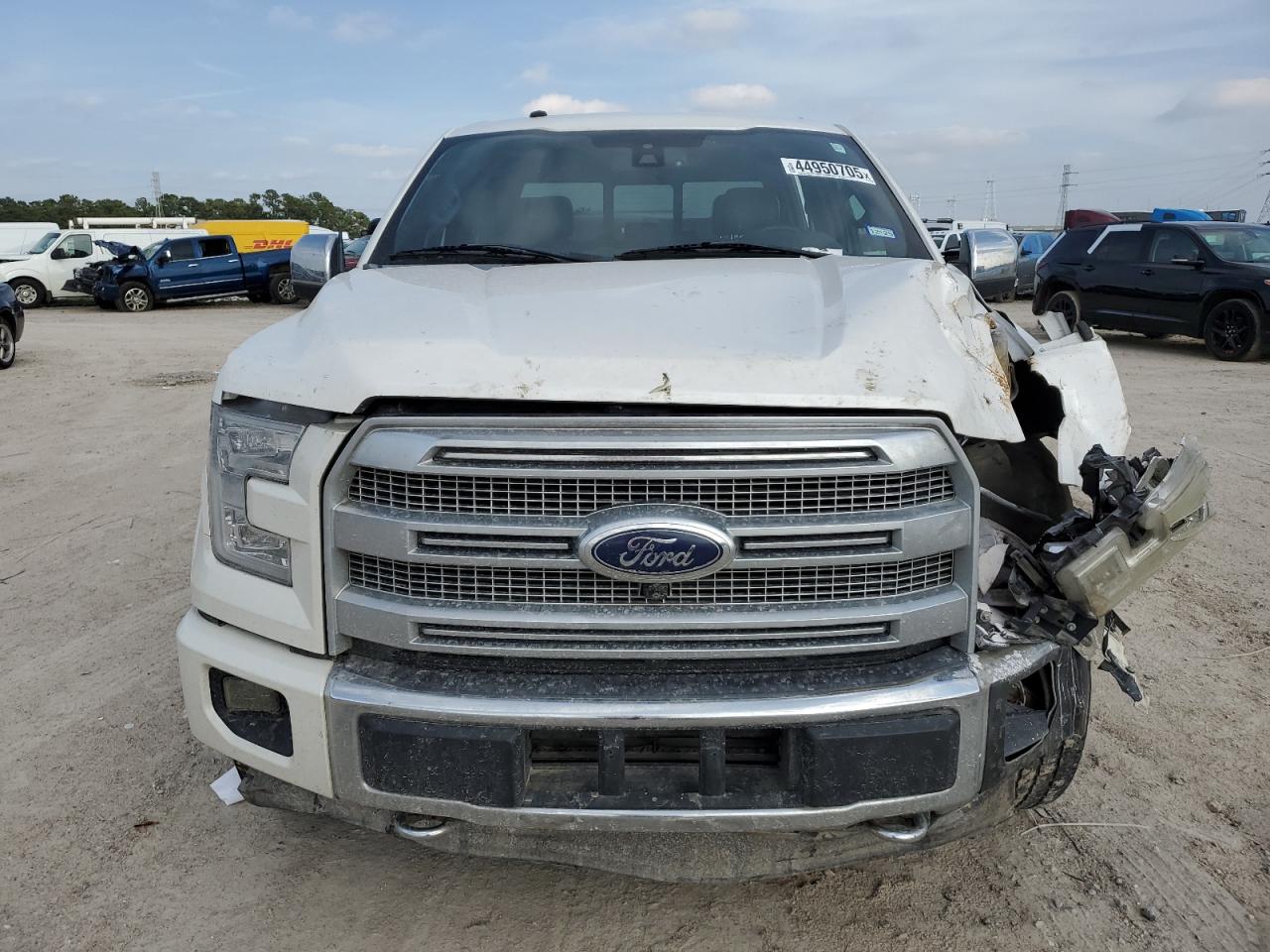 2017 Ford F-150 VIN 1FTEW1EG7HFA45316 Copart auction photo, front end / side damage thumbnail 5