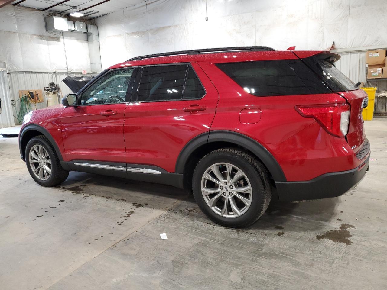 2020 Ford Explorer VIN 1FMSK8DH9LGC97696 Copart auction photo, side / rear end damage thumbnail 2