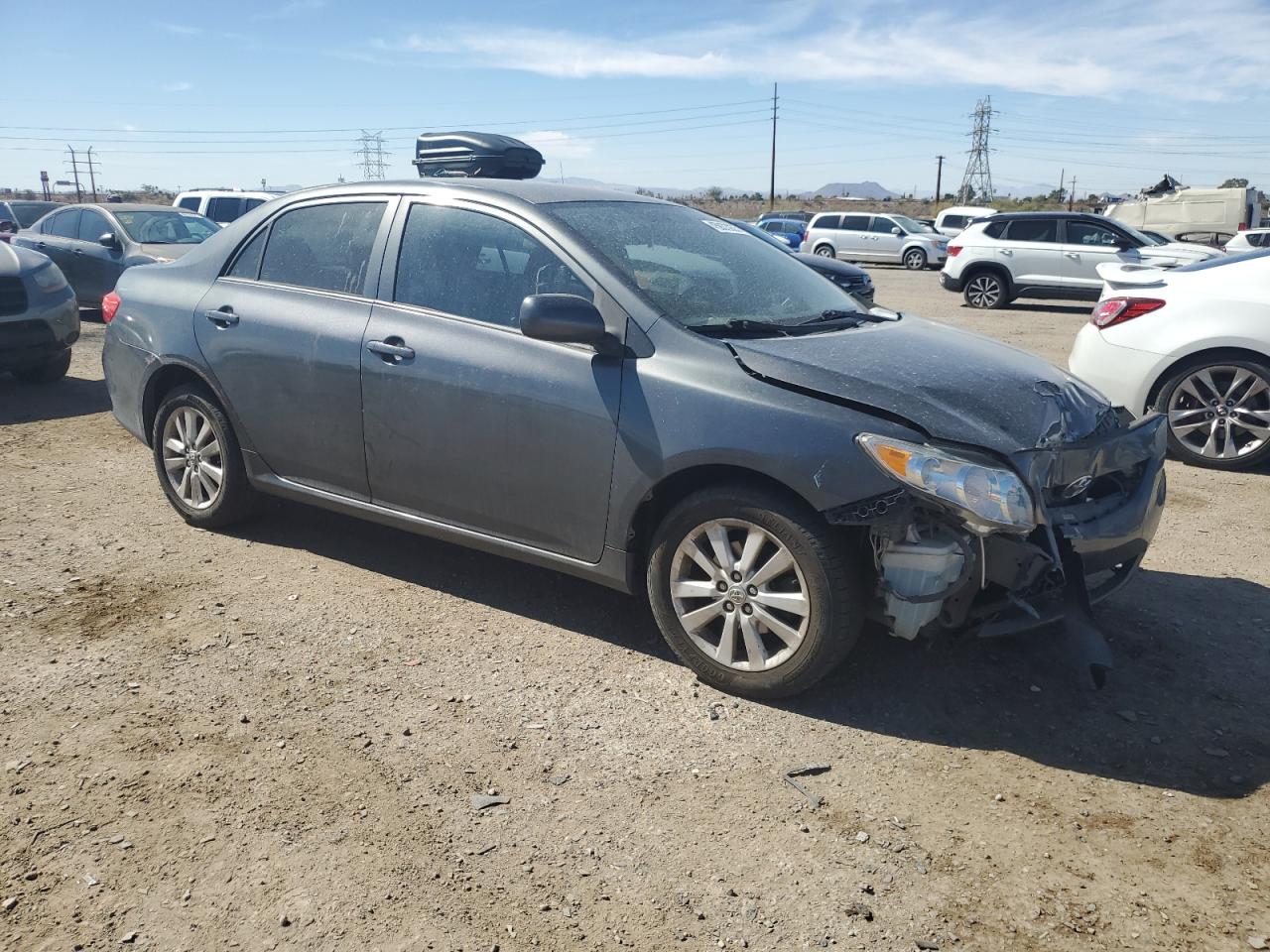 2010 Toyota Corolla VIN 1NXBU4EE6AZ232293 Copart auction photo, front end damage thumbnail 4