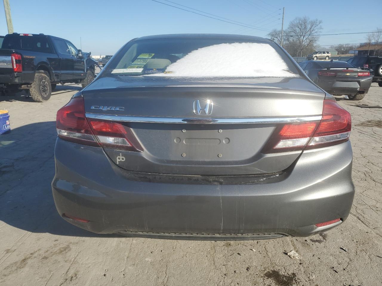 2013 Honda Civic VIN 2HGFB2F55DH519759 Copart auction photo, front end damage thumbnail 6