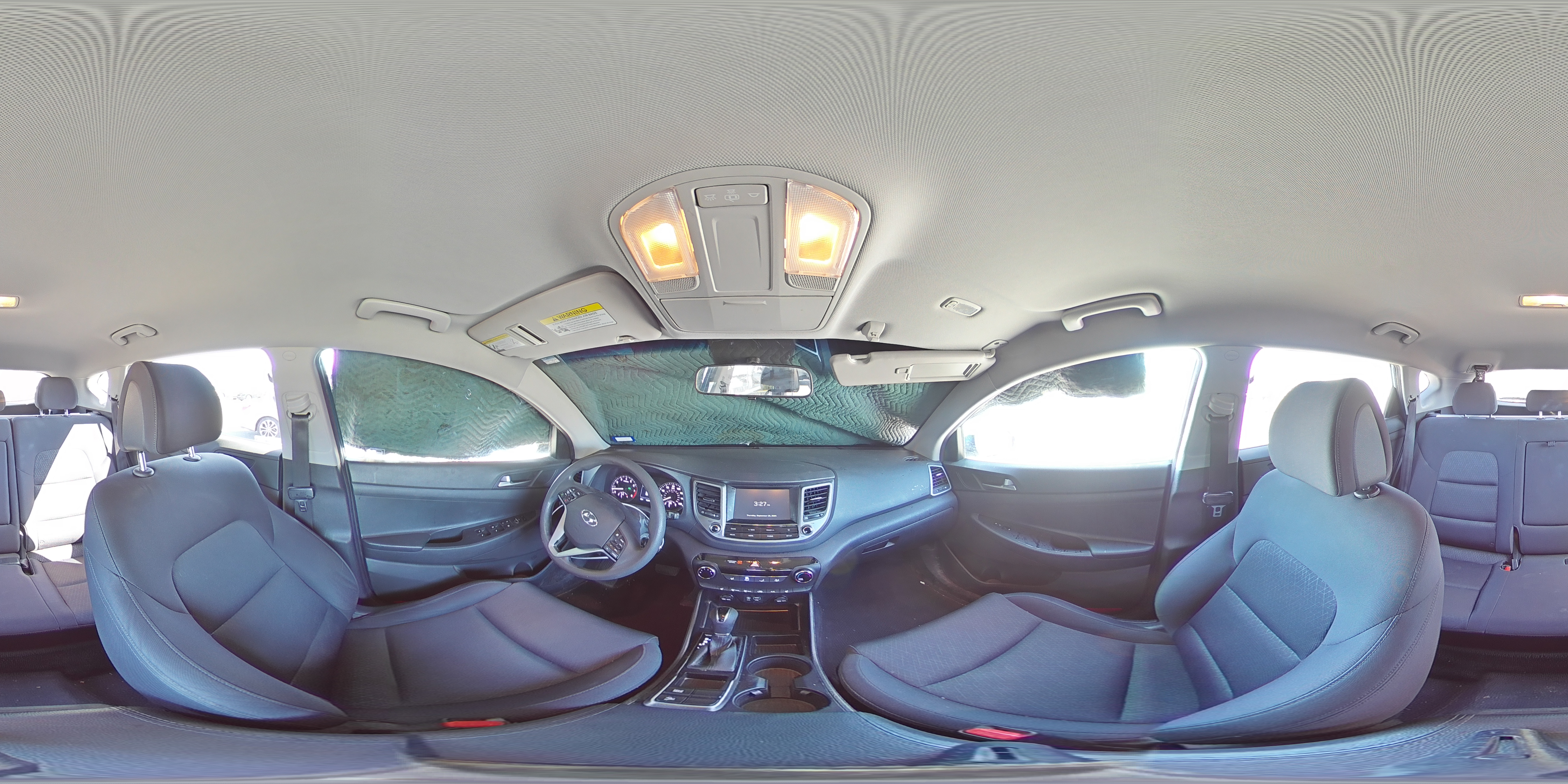 2018 Hyundai Tucson VIN KM8J33A41JU739561 Copart auction photo, rear end / front end damage thumbnail 14