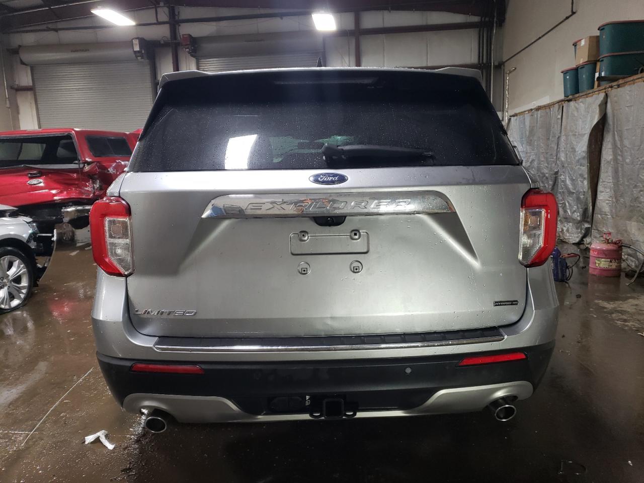 2021 Ford Explorer VIN 1FM5K8FW0MNA08310 Copart auction photo, front end / side damage thumbnail 6