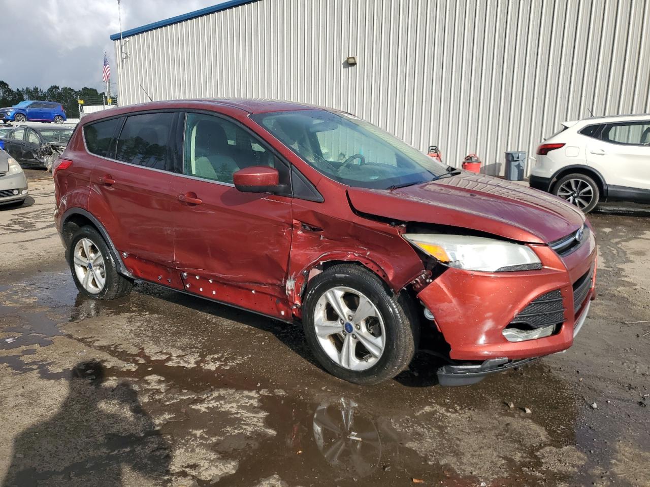 2015 Ford Escape VIN 1FMCU0G92FUB03942 Copart auction photo, all over damage thumbnail 4