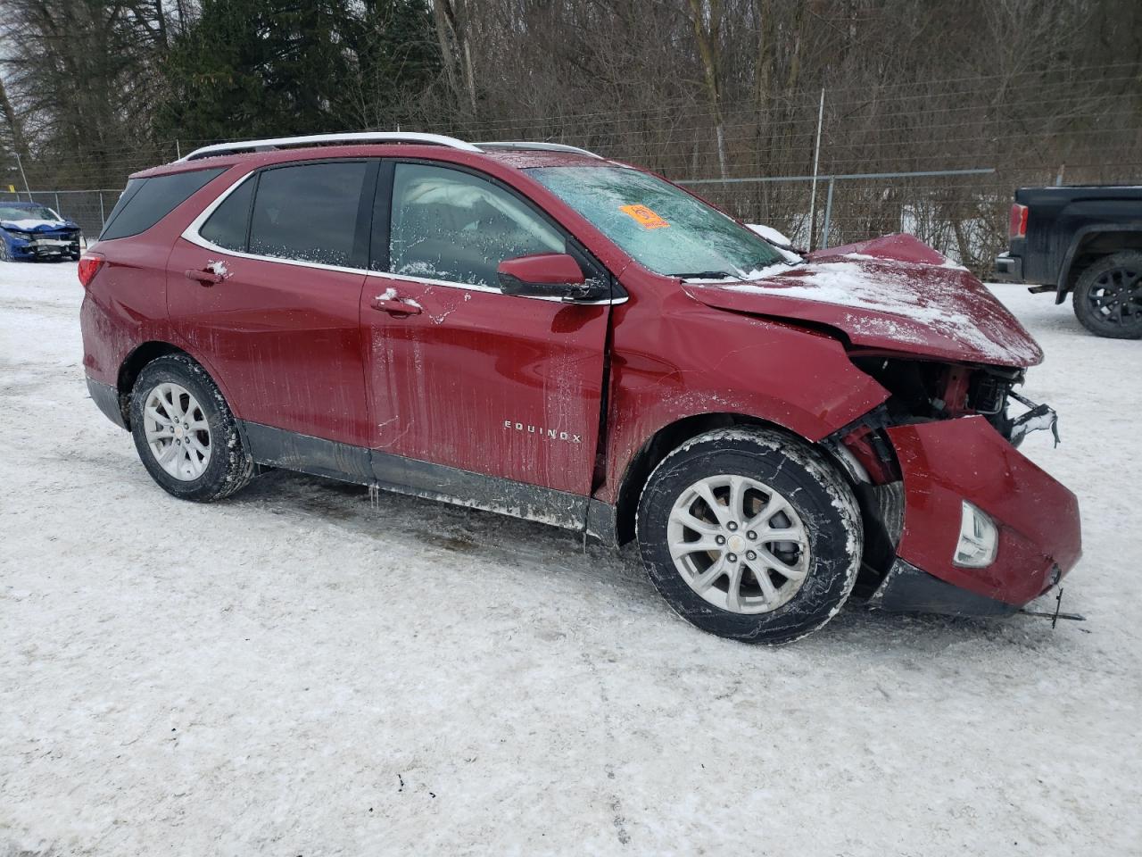 2020 Chevrolet Equinox VIN 3GNAXKEV4LS529262 Copart auction photo, front end damage thumbnail 4