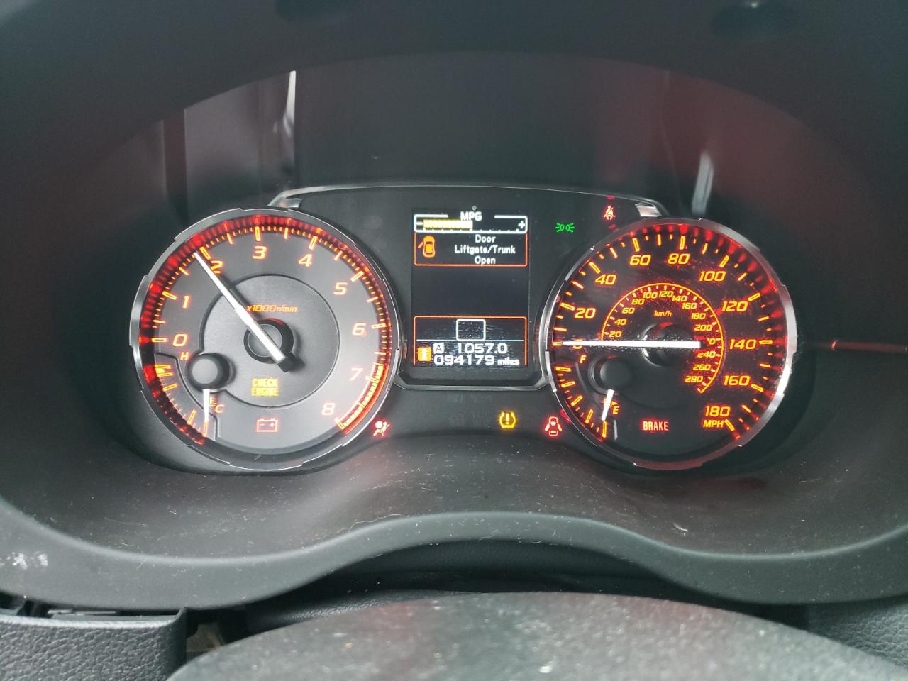 2015 Subaru WRX VIN JF1VA1D65F9803940 Copart auction photo, all over damage thumbnail 9