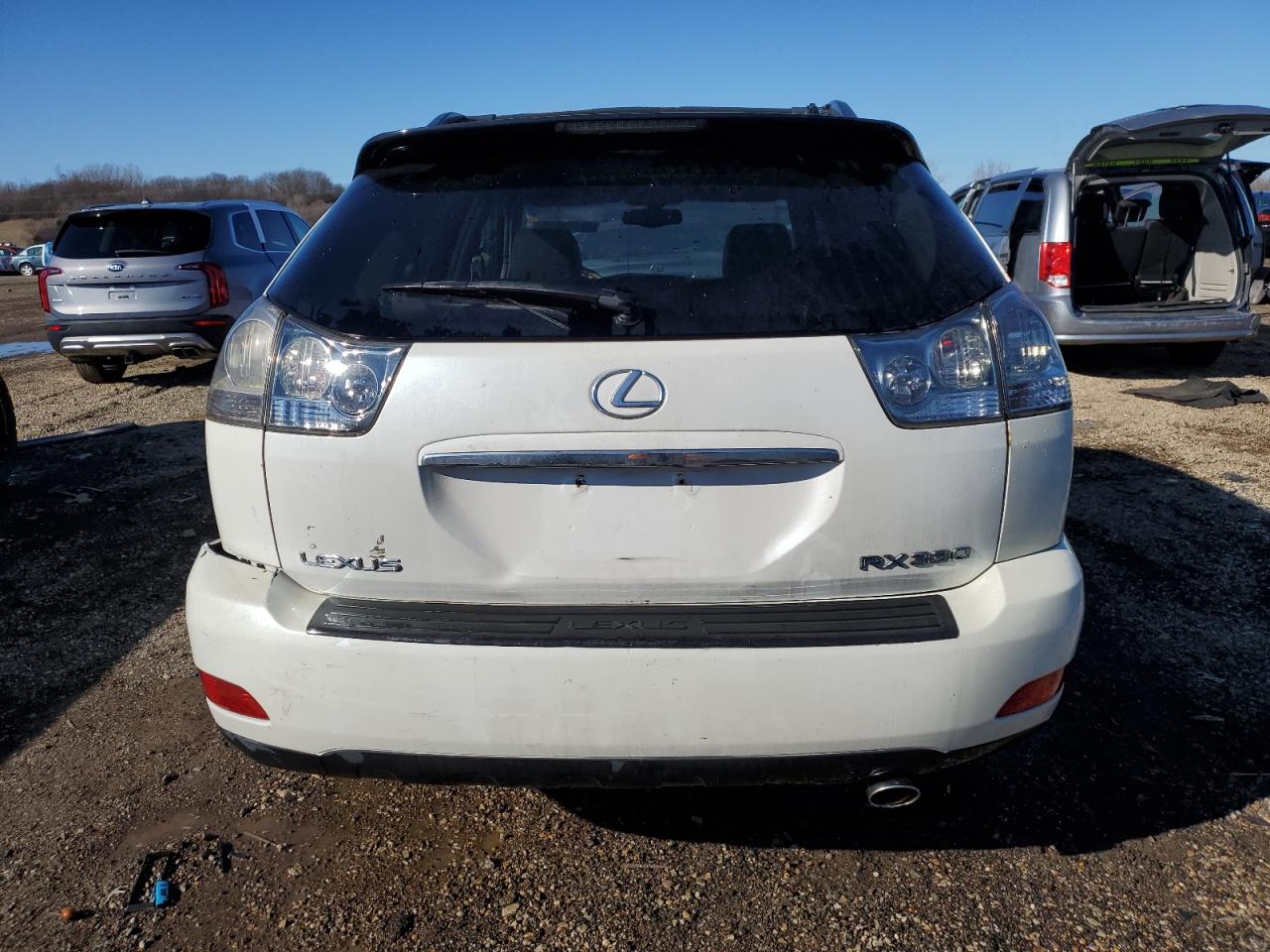 2006 Lexus RX VIN 2T2HA31U06C100435 Copart auction photo, front end / rear end damage thumbnail 6