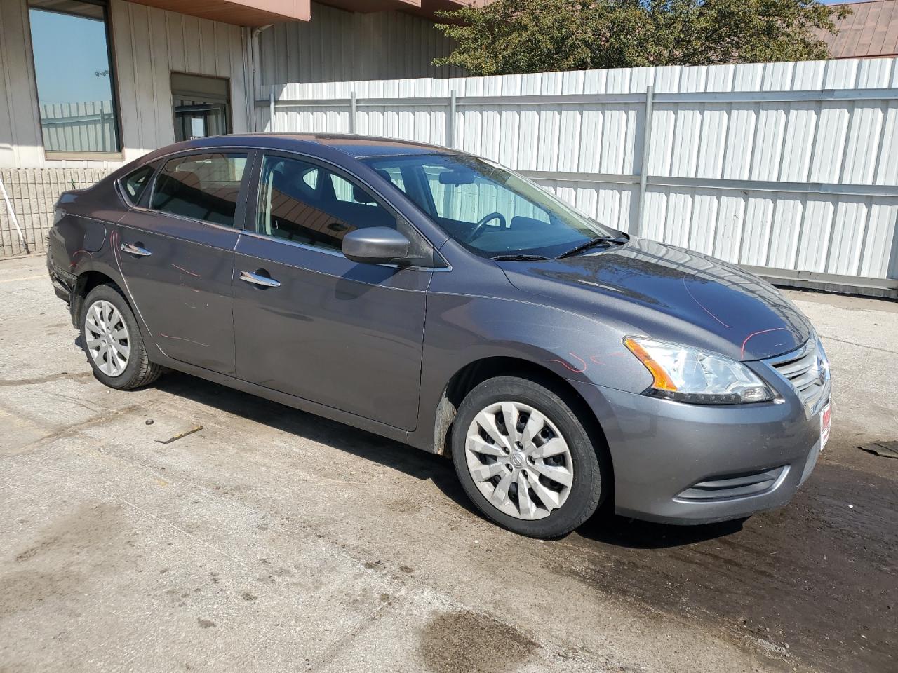 2015 Nissan Sentra VIN 3N1AB7AP7FL641065 Copart auction photo, rear end damage thumbnail 4