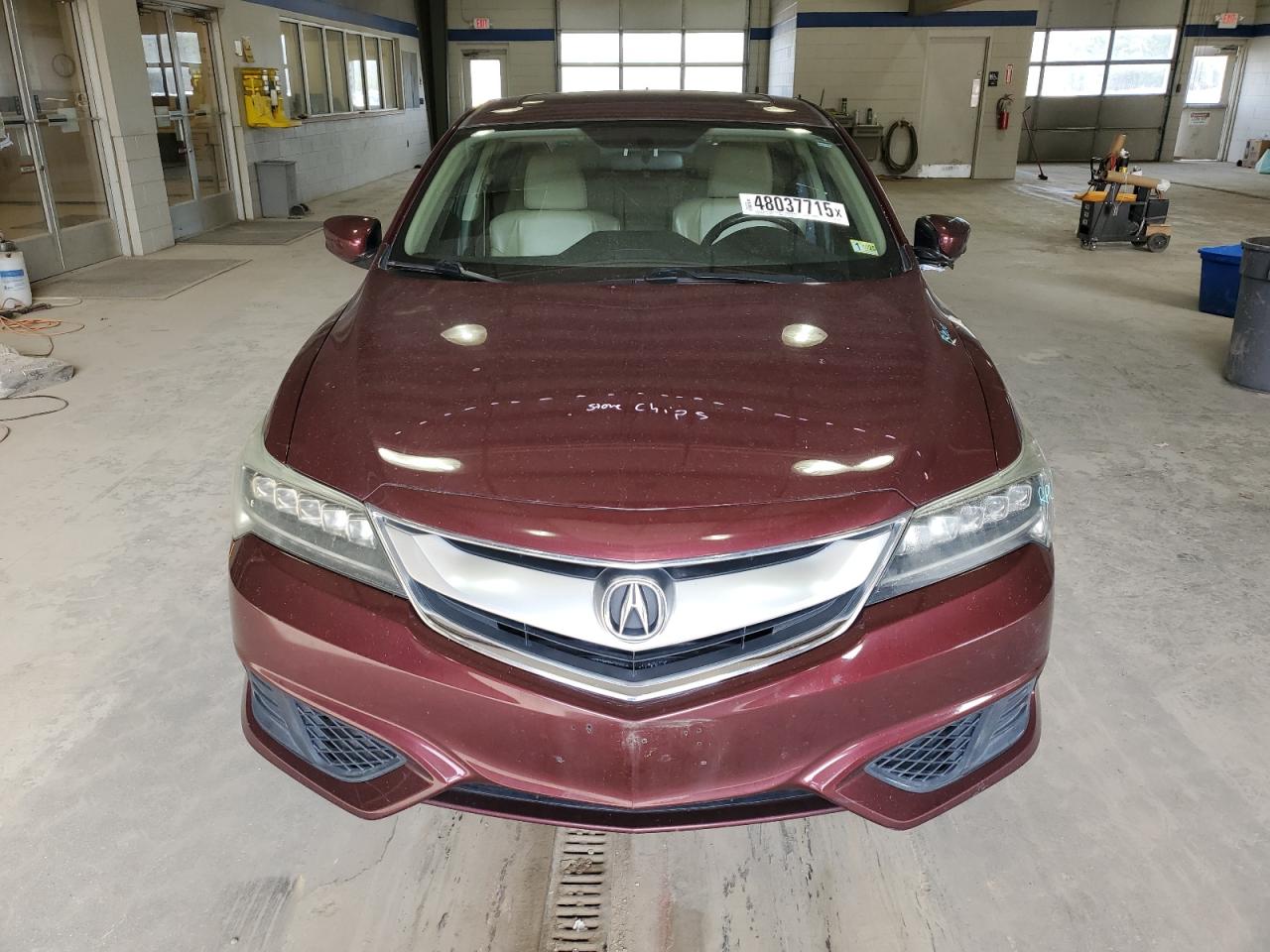 2016 Acura ILX VIN 19UDE2F38GA016873 Copart auction photo, side / rear end damage thumbnail 5