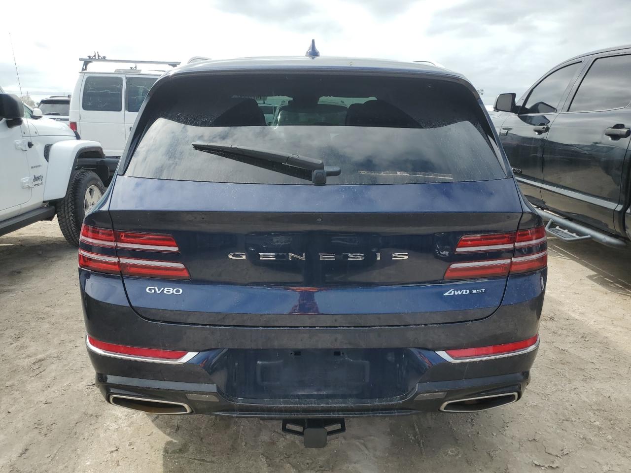 2021 Genesis Gv80 VIN KMUHCESC3MU063992 Copart auction photo, water/flood damage thumbnail 6