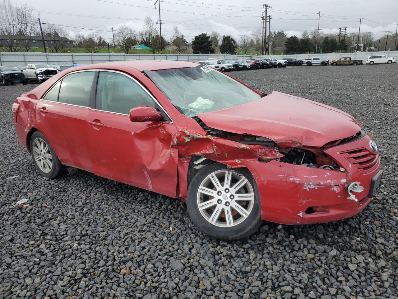2007 Toyota Camry VIN 4T1BE46K17U095600 Copart auction photo, all over damage thumbnail 4