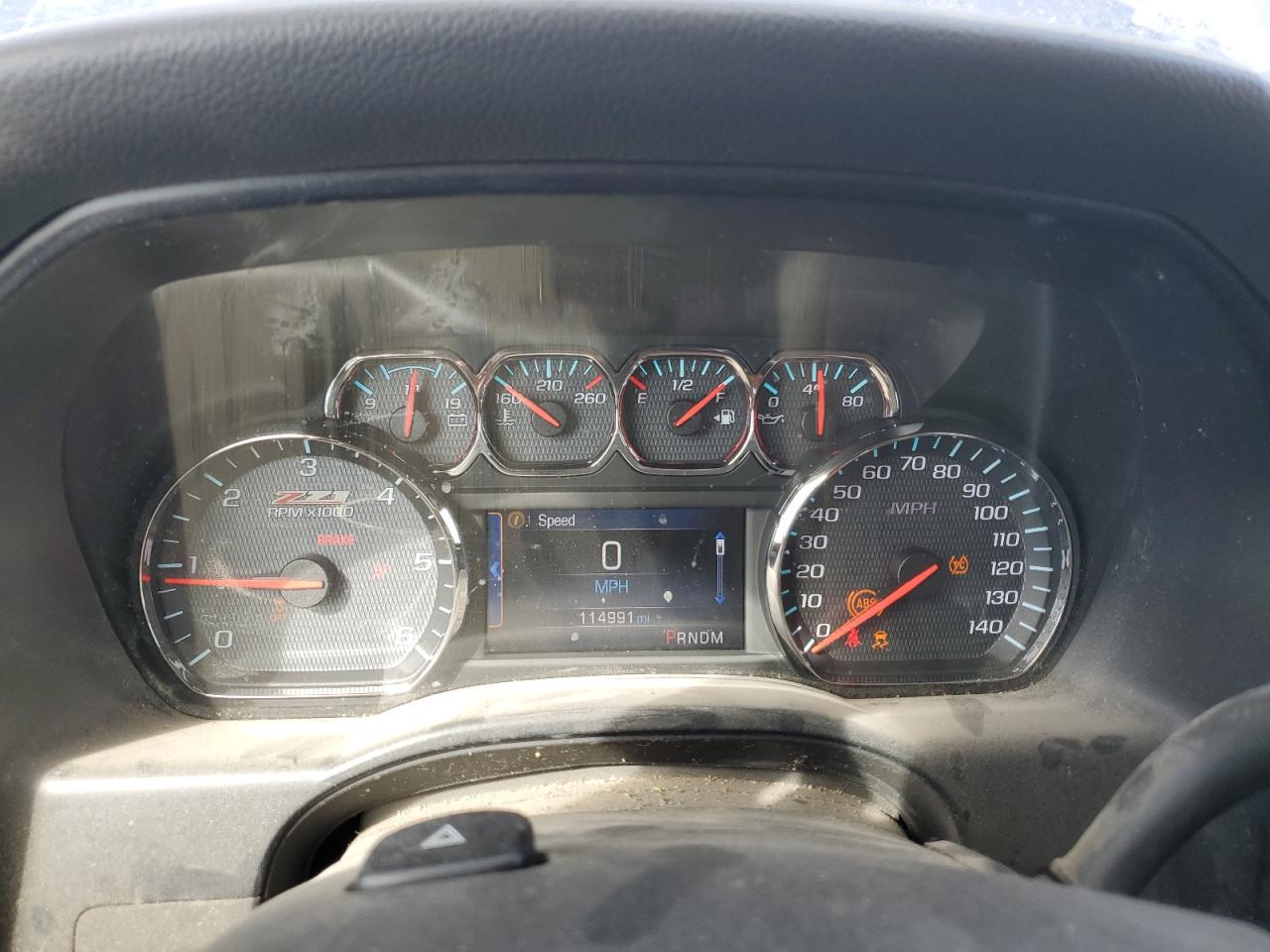 2014 Chevrolet Silverado VIN 3GCUKREC9EG284718 Copart auction photo, undercarriage / front end damage thumbnail 9