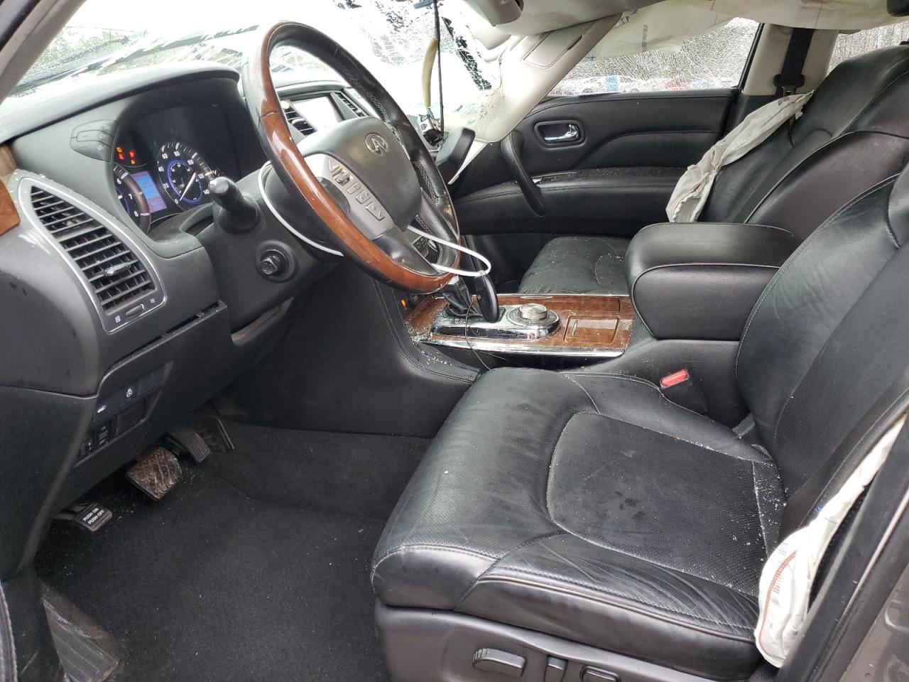 2019 Infiniti QX80 VIN JN8AZ2NE9K9231878 Copart auction photo, rollover damage thumbnail 7