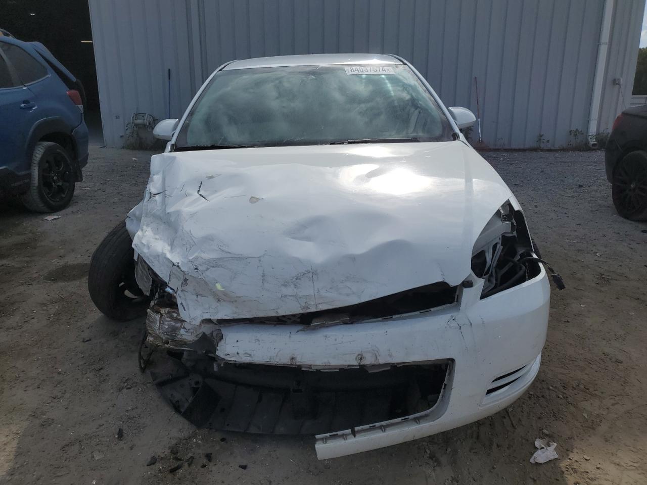 2016 Chevrolet Impala VIN 2G1WB5E3XG1185136 Copart auction photo, undercarriage / front end damage thumbnail 5