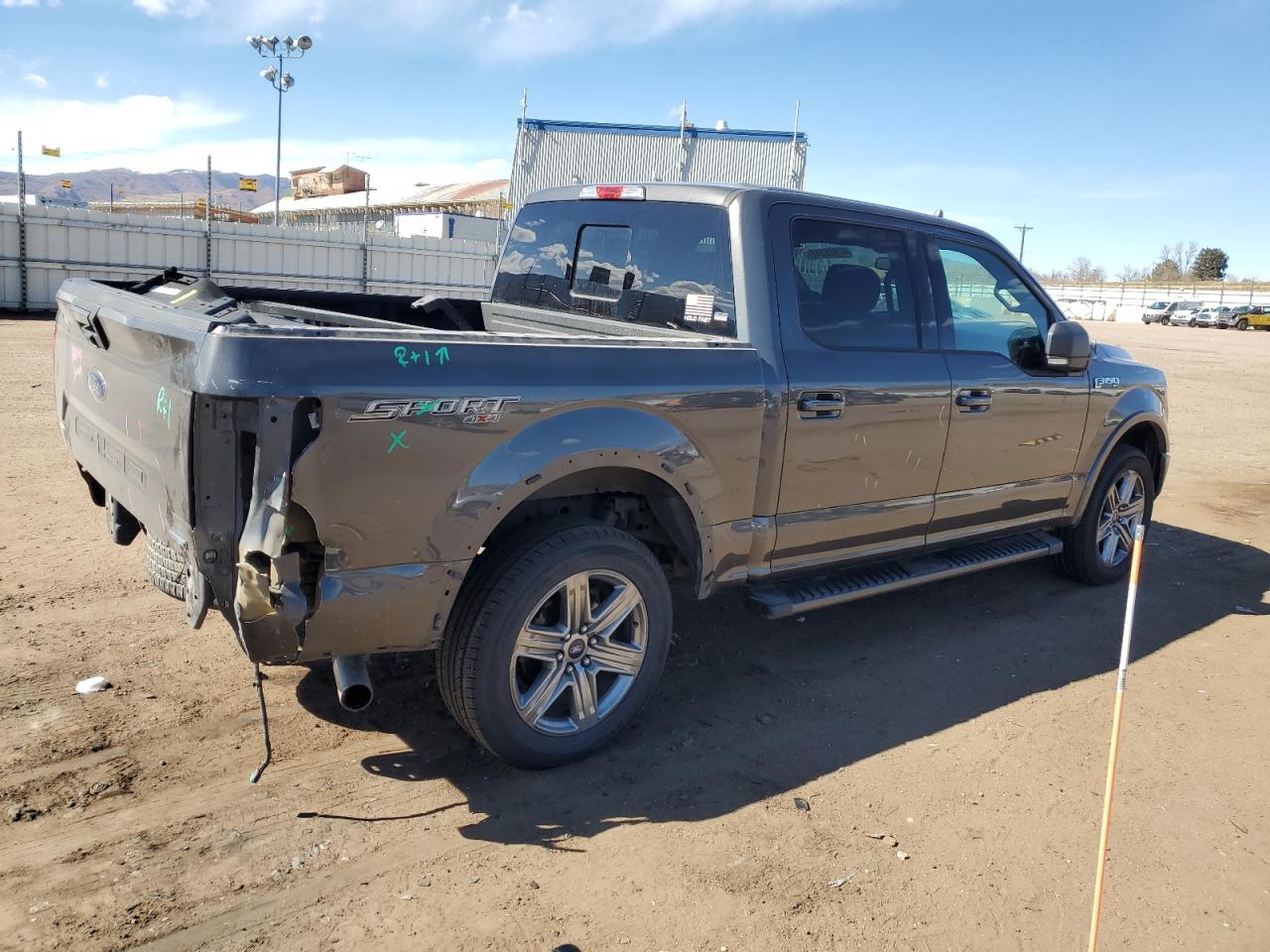 2018 Ford F-150 VIN 1FTEW1EP6JKC59369 Copart auction photo, rear end damage thumbnail 3