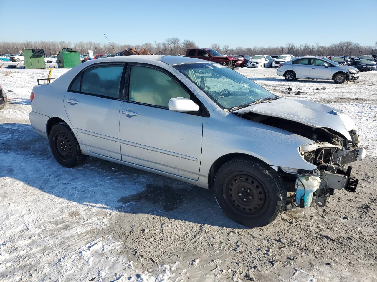 2007 Toyota Corolla VIN 1NXBR30E57Z895365 Copart auction photo, front end / all over damage thumbnail 4