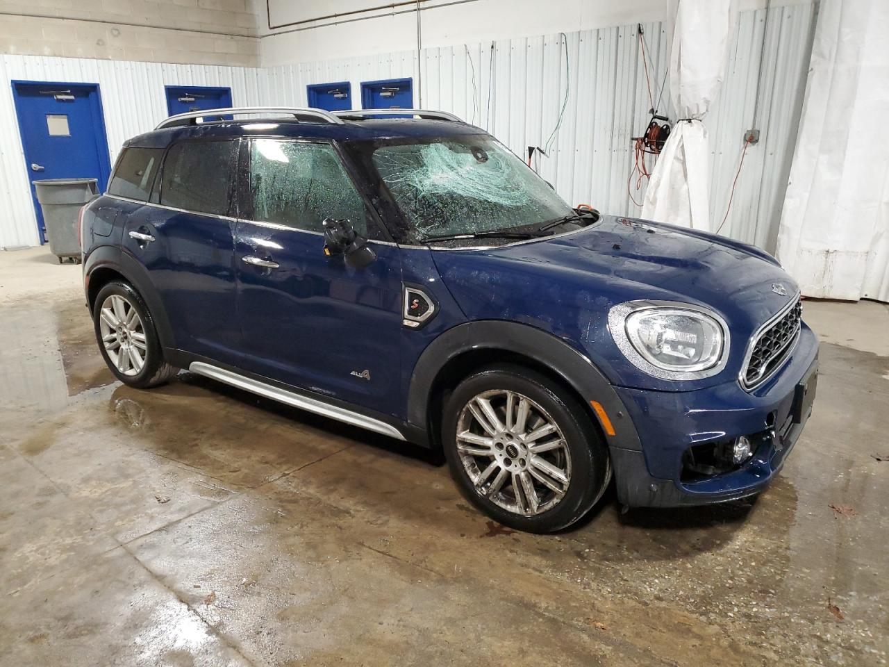 2018 MINI Cooper VIN WMZYT5C38J3E60877 Copart auction photo, vandalism damage thumbnail 4
