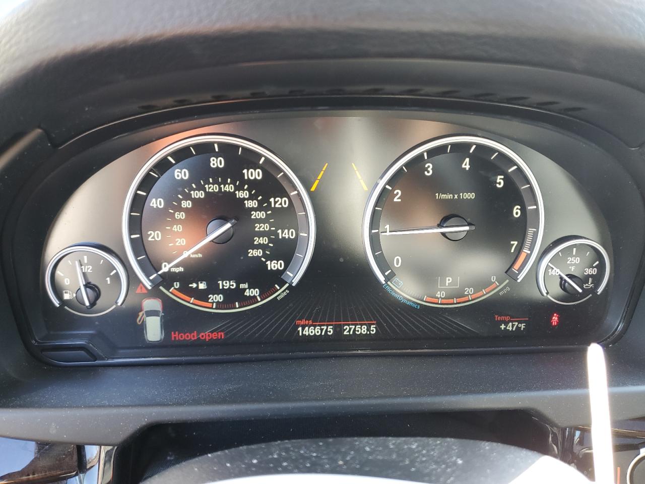 2015 BMW X5 VIN 5UXKR0C51F0P04446 Copart auction photo, front end / rear end damage thumbnail 9