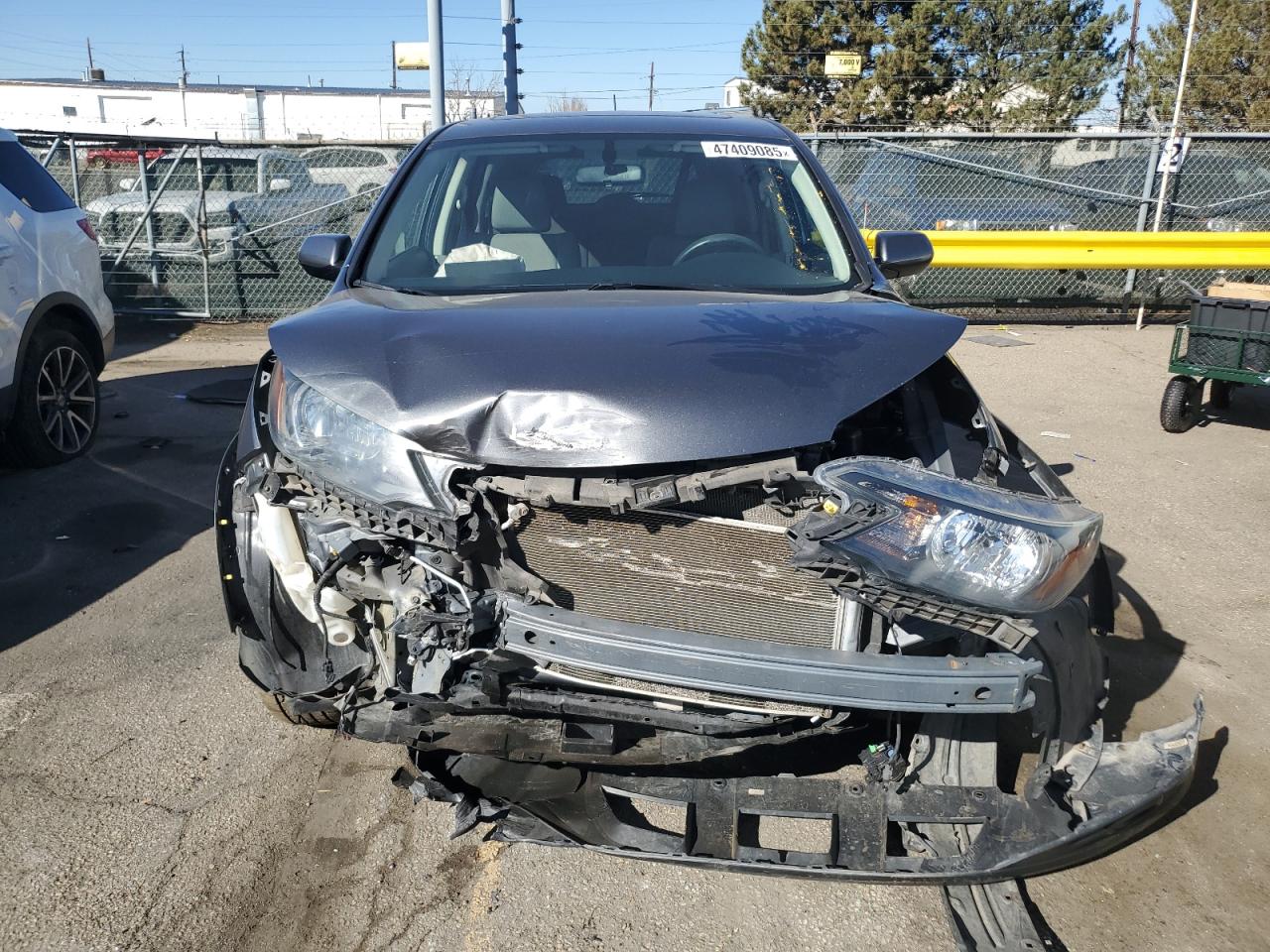 2012 Honda CR-V VIN 2HKRM4H50CH613066 Copart auction photo, front end damage thumbnail 5