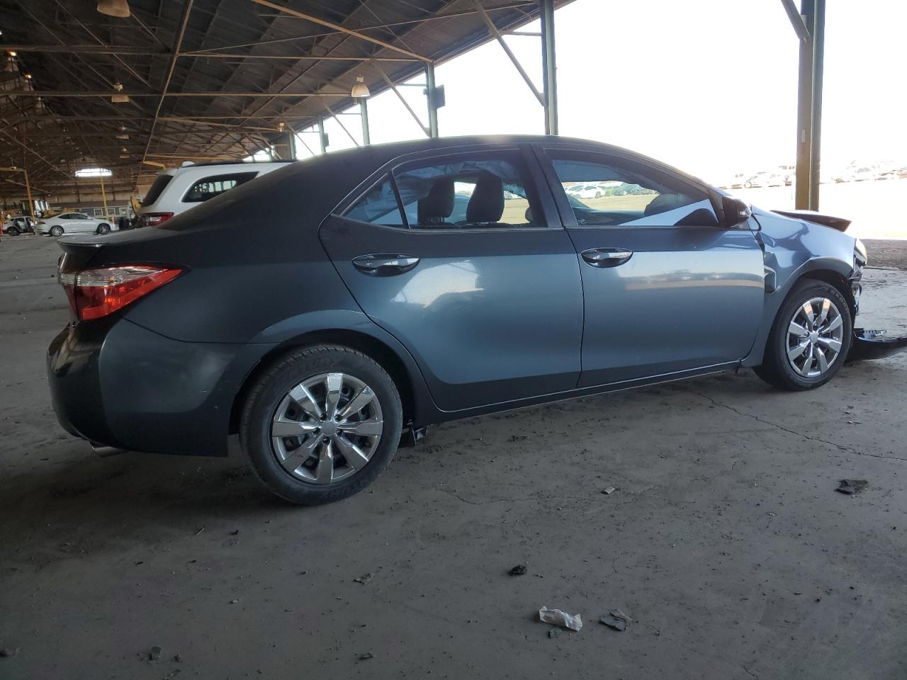 2015 Toyota Corolla VIN 2T1BURHE2FC448241 Copart auction photo, front end damage thumbnail 3