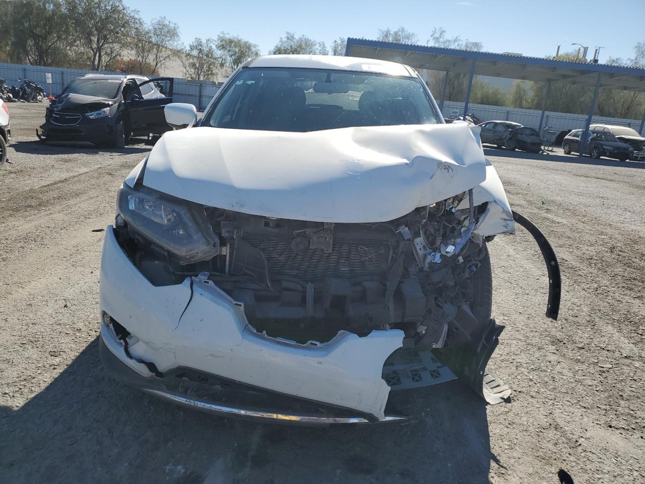 2016 Nissan Rogue VIN JN8AT2MT7GW026487 Copart auction photo, front end damage thumbnail 5