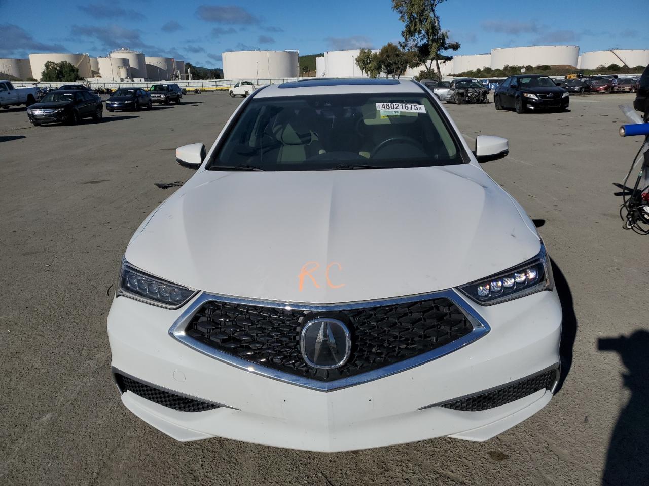 2020 Acura TLX VIN 19UUB1F53LA014074 Copart auction photo, mechanical damage thumbnail 5