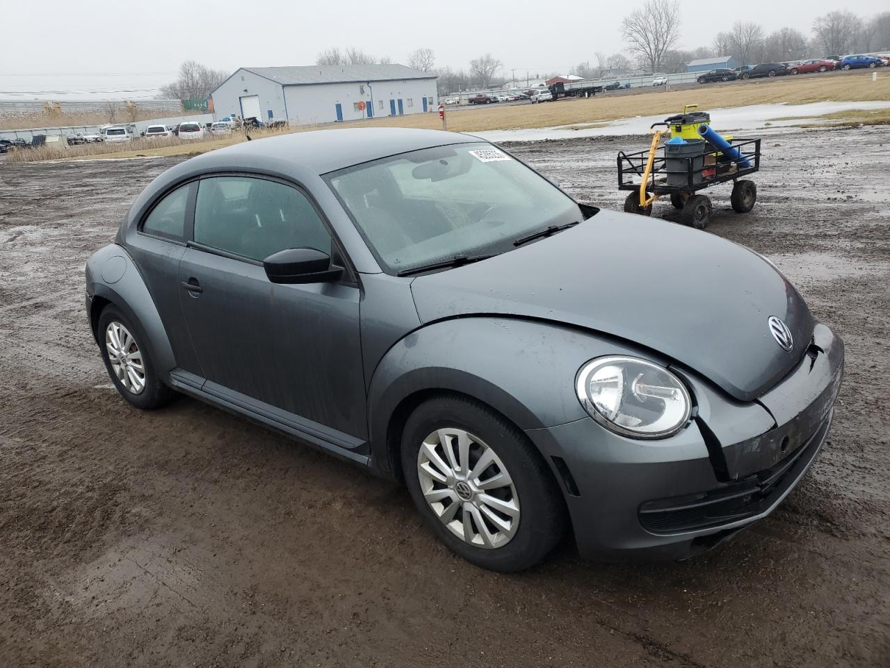 2012 Volkswagen Beetle VIN 3VWFP7AT7CM644052 Copart auction photo, front end damage thumbnail 4