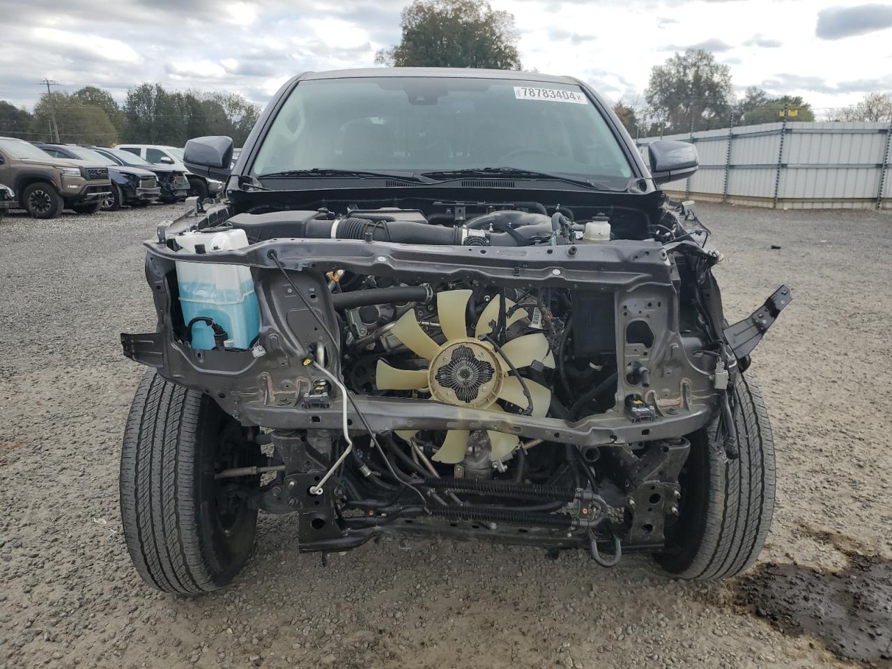 2021 Toyota Tacoma VIN 5TFDZ5BN8MX058559 Copart auction photo, front end / mechanical damage thumbnail 5