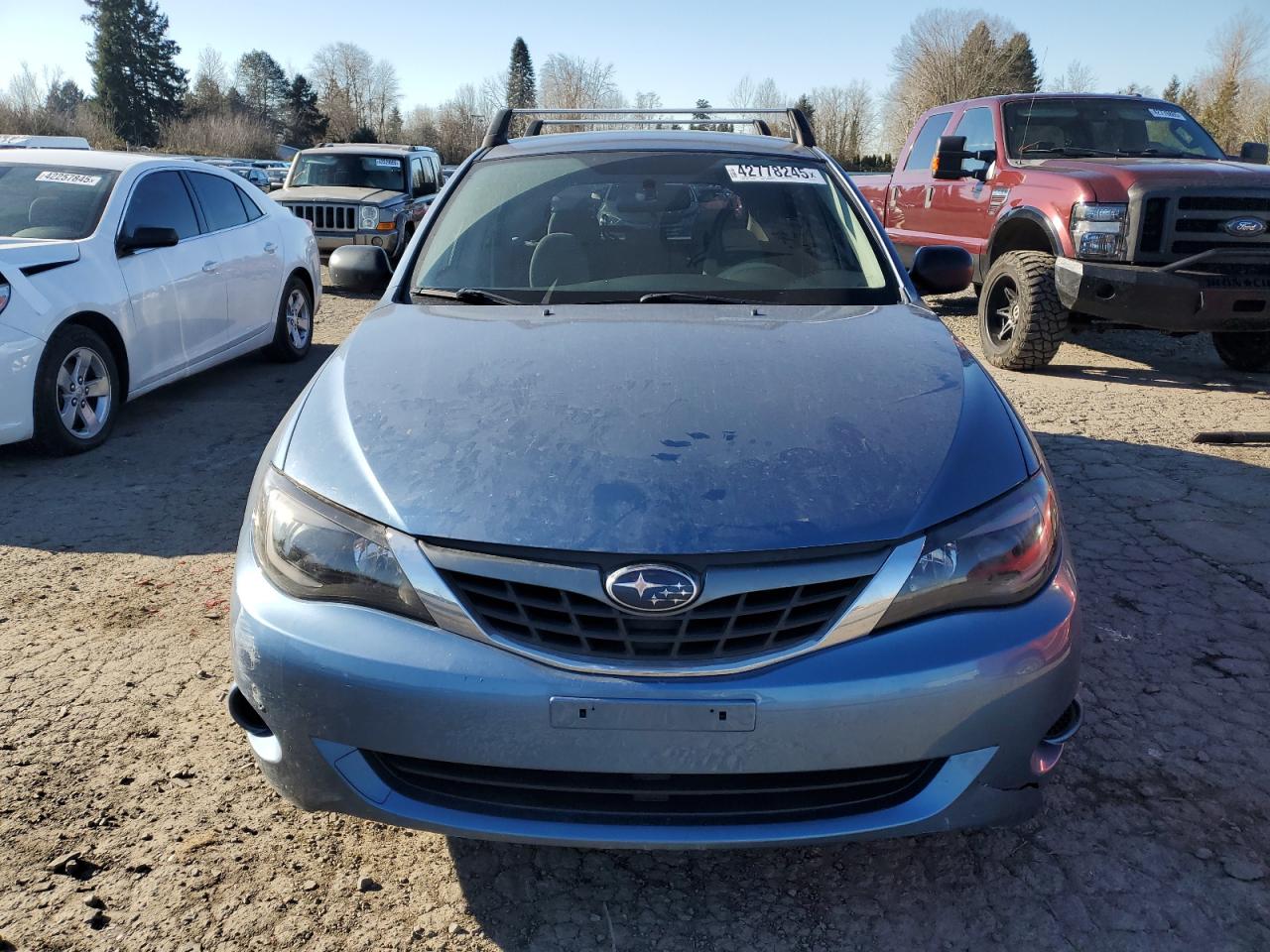 2008 Subaru Impreza VIN JF1GH61648H815642 Copart auction photo, undercarriage damage thumbnail 5