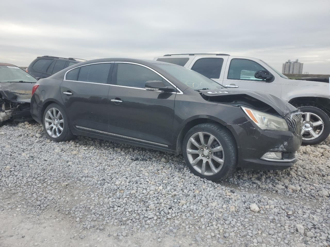 2014 Buick LaCrosse VIN 1G4GB5G31EF166260 Copart auction photo, front end damage thumbnail 4