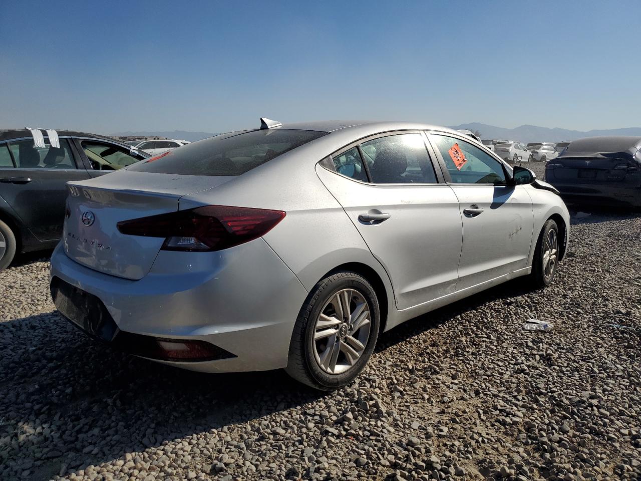 2019 Hyundai Elantra VIN 5NPD84LF2KH411584 Copart auction photo, front end damage thumbnail 3