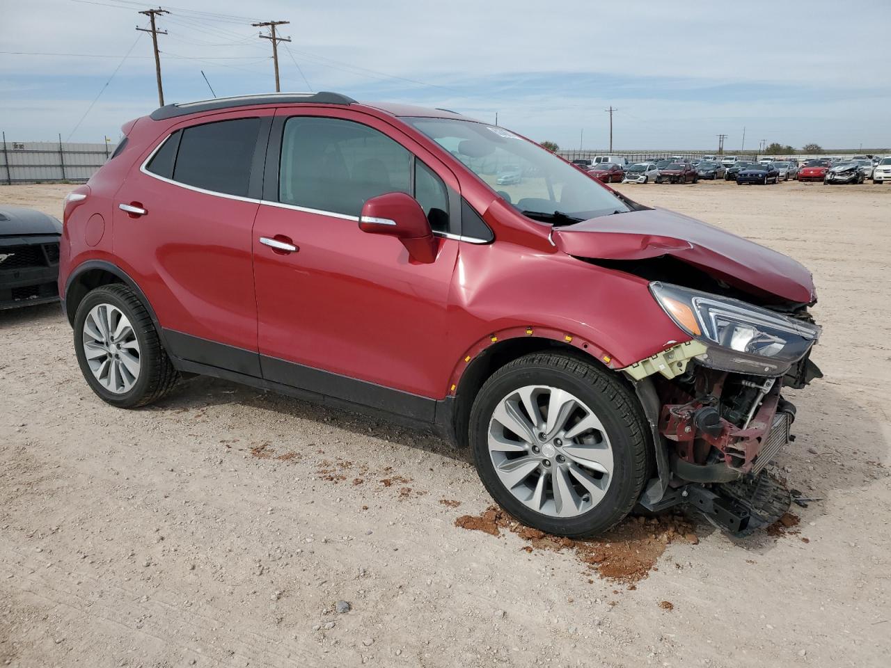 2018 Buick Encore VIN KL4CJASB8JB544549 Copart auction photo, front end damage thumbnail 4