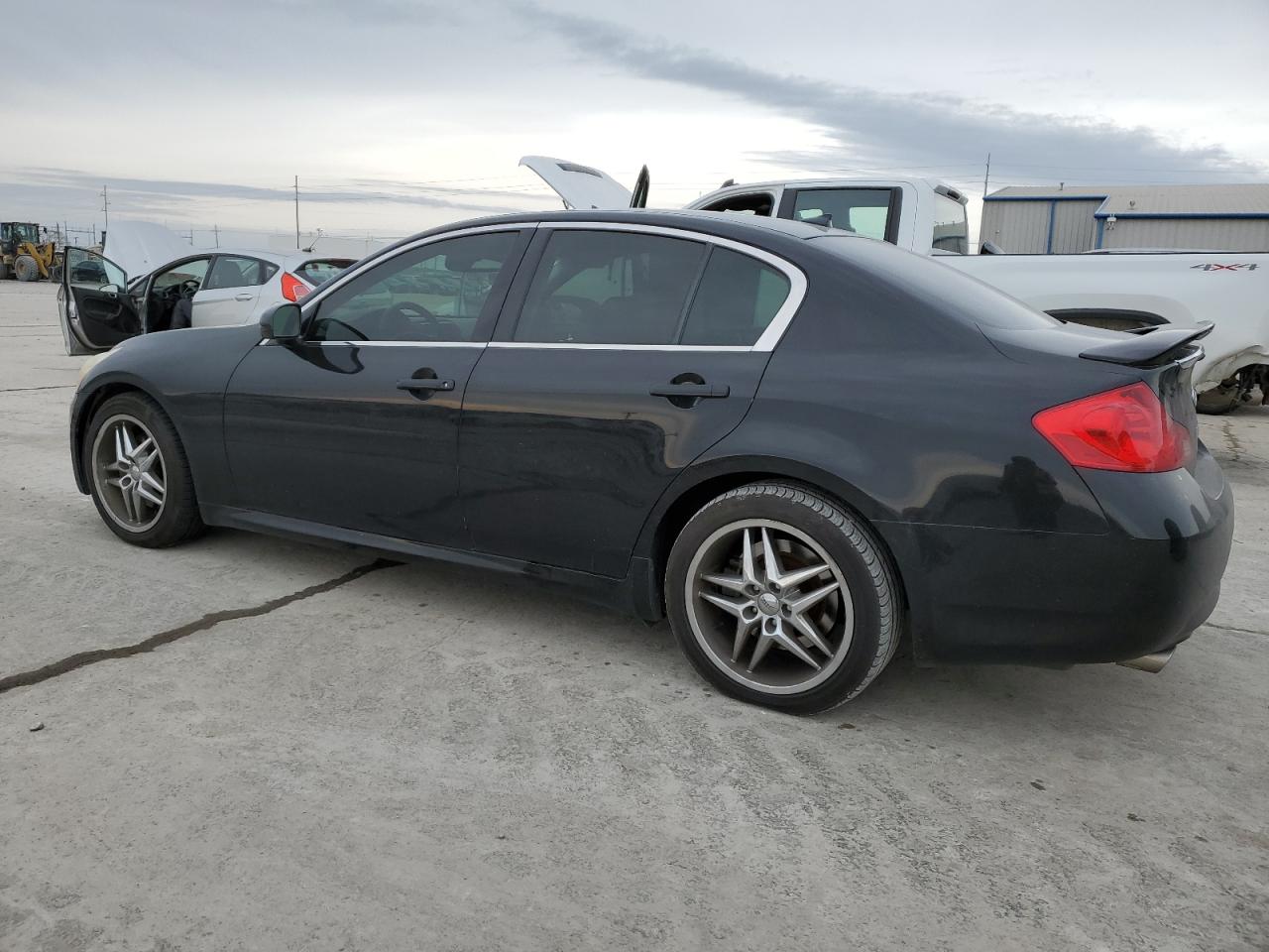 2007 Infiniti G VIN JNKBV61E47M709863 Copart auction photo, mechanical / front end damage thumbnail 2