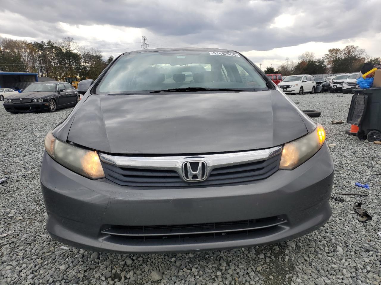 2012 Honda Civic VIN 19XFB2F56CE090074 Copart auction photo, all over damage thumbnail 5