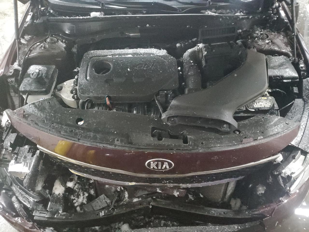 2018 KIA Optima VIN 5XXGT4L3XJG180736 Copart auction photo, front end / minor dent/scratches damage thumbnail 11