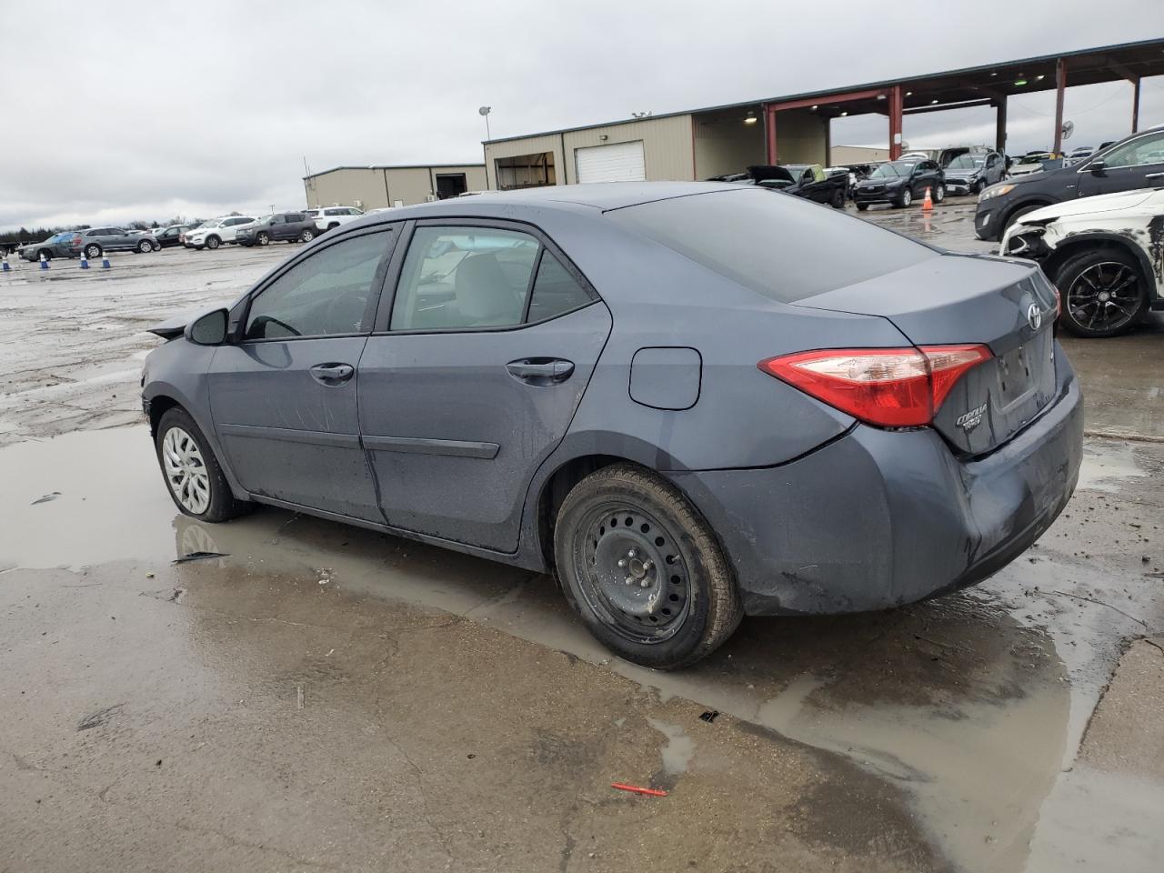 2017 Toyota Corolla VIN 5YFBURHE0HP668738 Copart auction photo, front end / rear end damage thumbnail 2