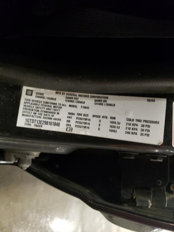 2009 GMC Canyon VIN 1GTDT13E298161048 Copart auction photo, mechanical damage thumbnail 12