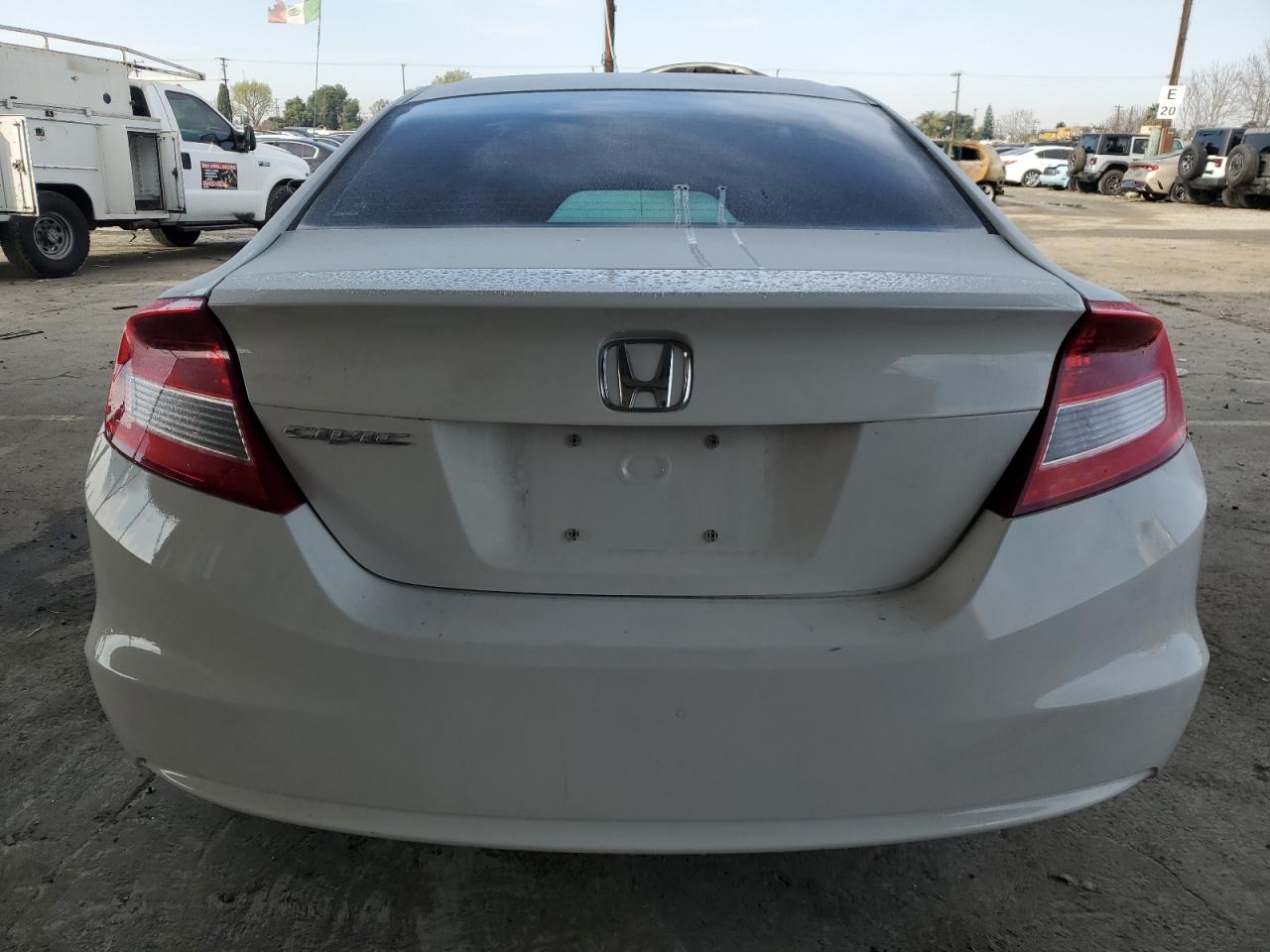 2012 Honda Civic VIN 2HGFG3B56CH543225 Copart auction photo, front end / side damage thumbnail 6