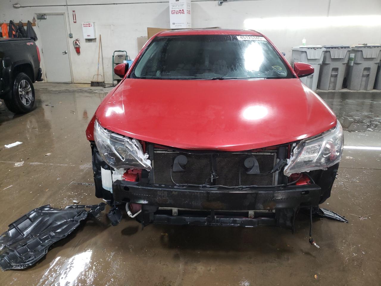 2012 Toyota Camry VIN 4T1BF1FK5CU612869 Copart auction photo, side / front end damage thumbnail 5