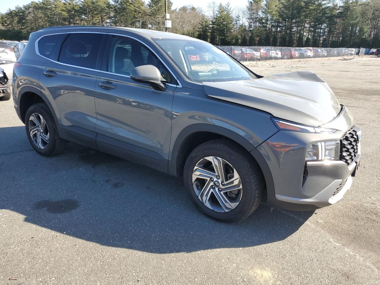2023 Hyundai Santa Fe VIN 5NMS1DAJ8PH650791 Copart auction photo, front end / minor dent/scratches damage thumbnail 4