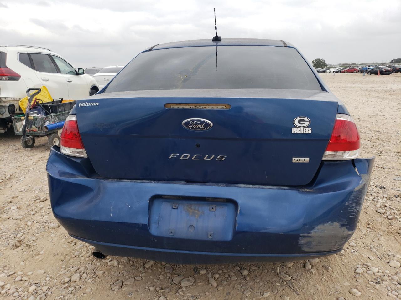 2009 Ford Focus VIN 1FAHP37NX9W189628 Copart auction photo, front end / rear end damage thumbnail 6