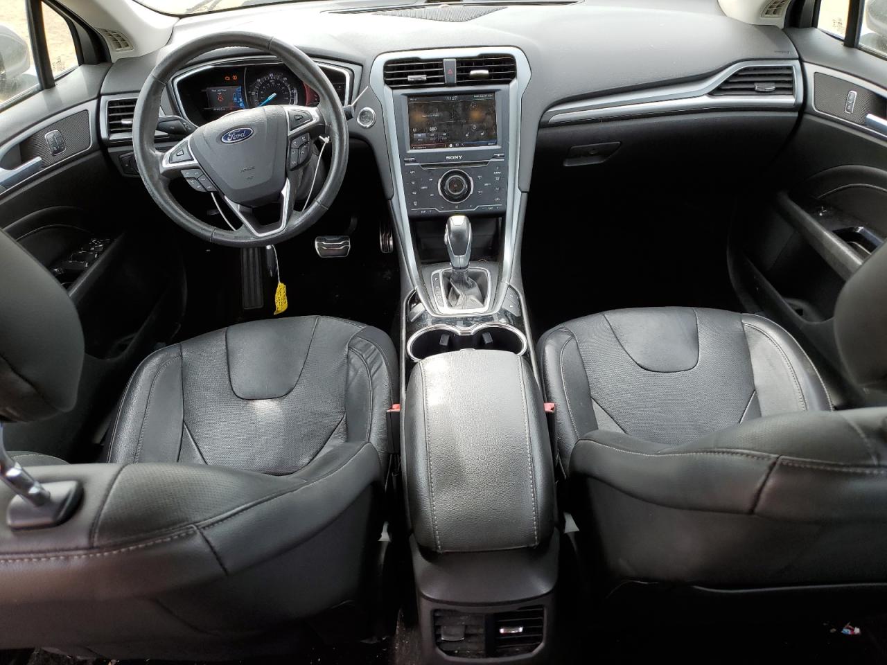 2014 Ford Fusion VIN 3FA6P0SU8ER356800 Copart auction photo, rear end / all over damage thumbnail 8