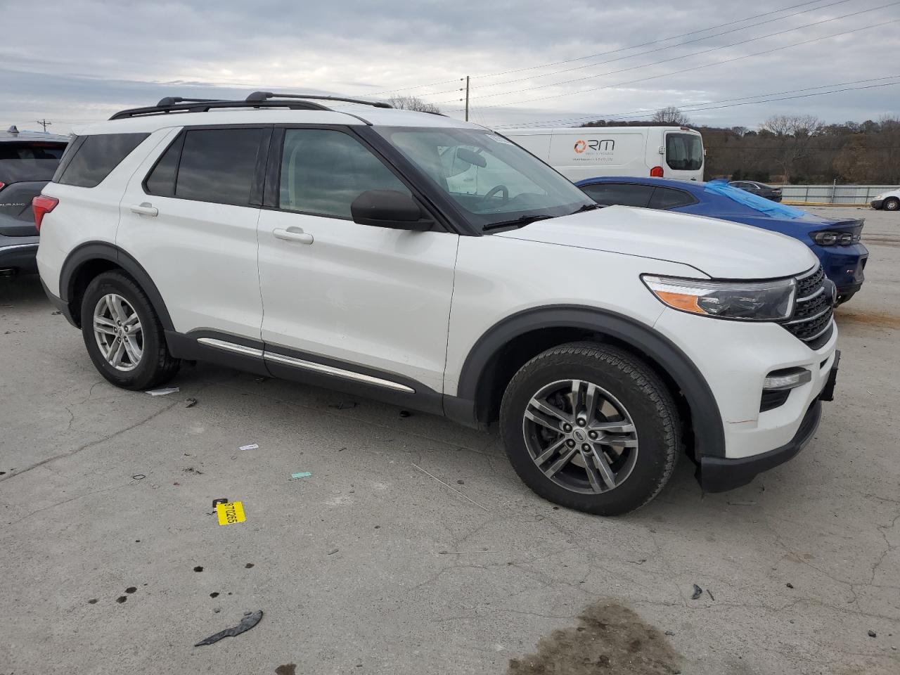 2020 Ford Explorer VIN 1FMSK8DHXLGB88969 Copart auction photo, front end damage thumbnail 4